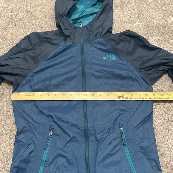 The North Face Dryvent Rain Jacket Womens Small Blue Full Zip - Picture 4 of 7